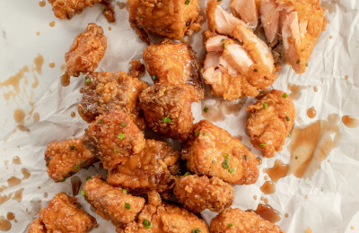 Sweet Bourbon and Brown Sugar Salmon Nuggets Baked to Perfection