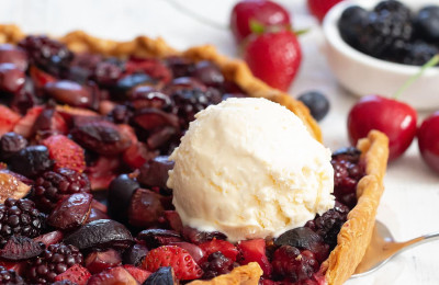 Berry Tart Without Added Sugar