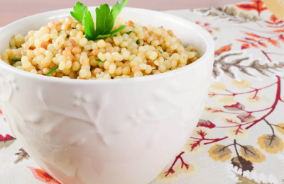Sweet Cinnamon Israeli Couscous Dish