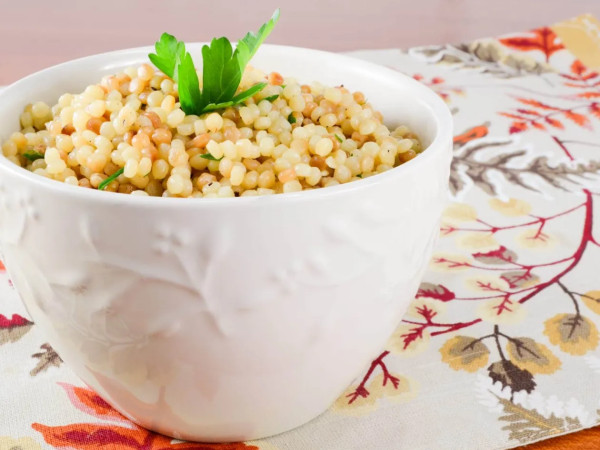 Sweet Cinnamon Israeli Couscous Dish