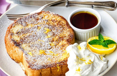 Vanilla Lemon Flavored French Toast