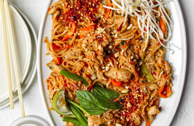 Thai Peanut Sauce Chicken Chili