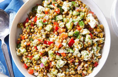 Warm Lentil Salad Made Easy by Sarah