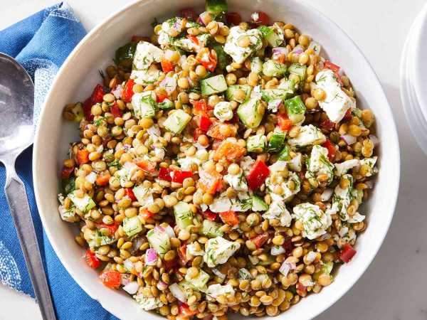 Warm Lentil Salad Made Easy by Sarah