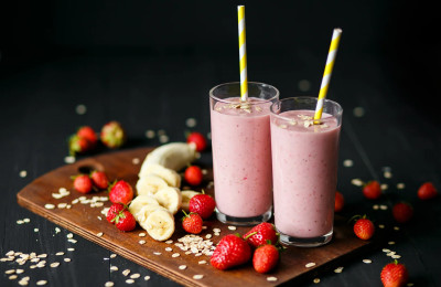 Silky Coconut Rose Shake