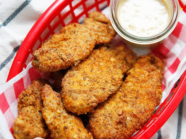 Air Fryer Vegetarian "Chicken Fingers"