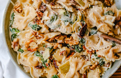 Turkey-Filled Bow-Tie Casserole