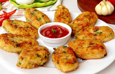 Chinese-Inspired Chicken Cakes