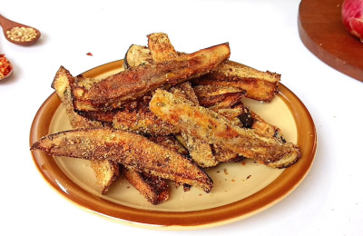 Roasted Eggplant Chips