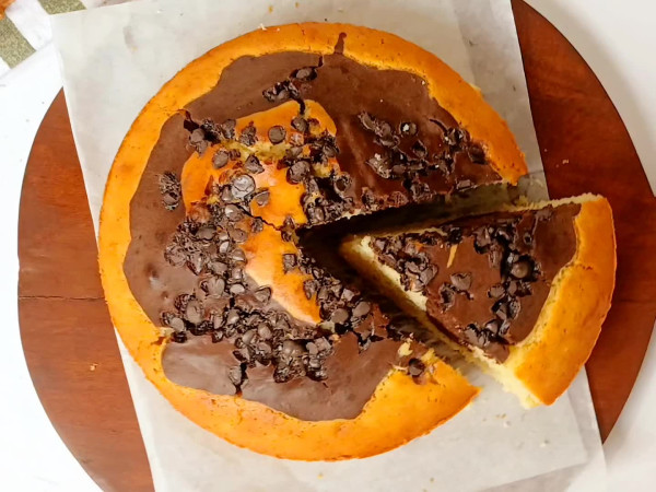 Vanilla-Chocolate Swirl Dessert