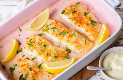 Flounder Fillets with Lemon and Pepper