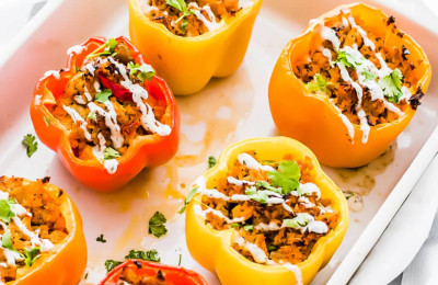 Low Carb Southwestern-Inspired Stuffed Peppers