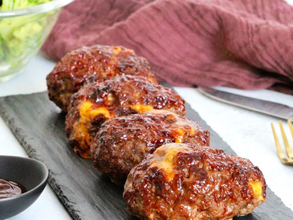 Italian Mini Meatloaves for Two Cooked in an Air Fryer