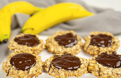 Chocolate Banana Oatmeal Made with Plants