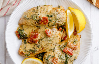 Savory Tuscan Chicken in the Instant Pot®
