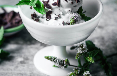 Vegan Mint Chocolate Chip Dessert
