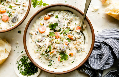 One-Pot Chicken and Wild Rice Bowls using Instant Pot®