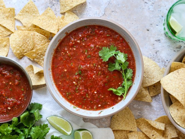 Bell Pepper Salsa with a Roasted Twist
