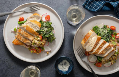 One-Pan Tuscan Chicken and Farro Recipe