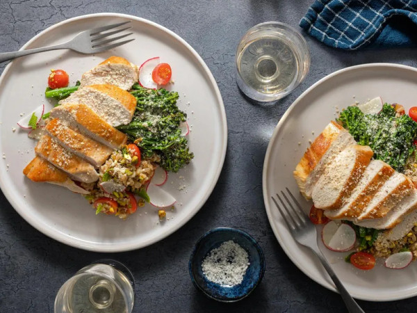 One-Pan Tuscan Chicken and Farro Recipe