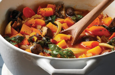 Kabocha Squash and Root Veggie Stew