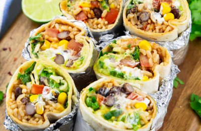 Meatless Burritos