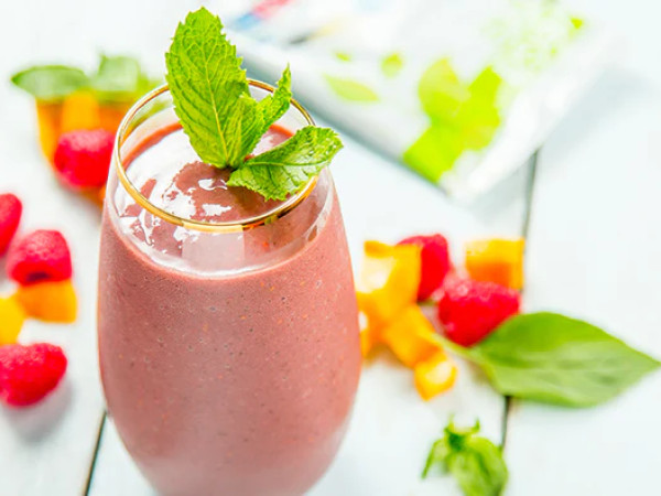 Raspberry Mint Vegan Shake