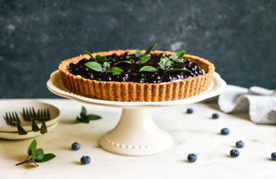 Dairy-Free Blueberry Basil Blend