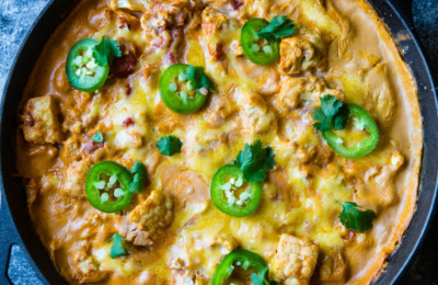 Low-Carb Casserole with Chicken and Chili