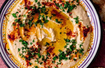 Exquisite Hummus Creation