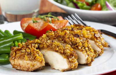 Honey Nut Crusted Chicken