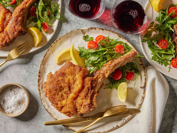 Veal Milanese Cooked in the Oven