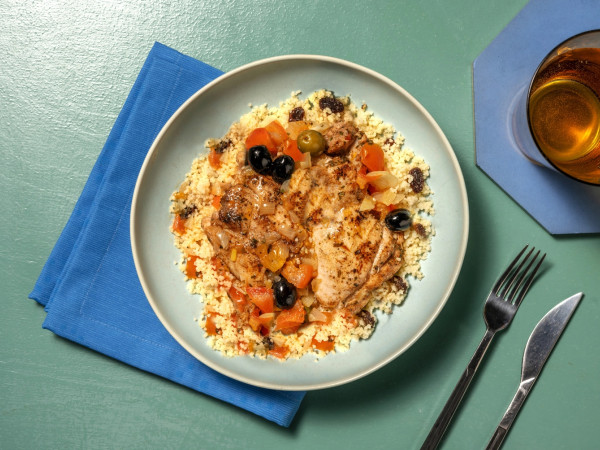 Mediterranean-Inspired Chicken with Spicy Peppers and Olives