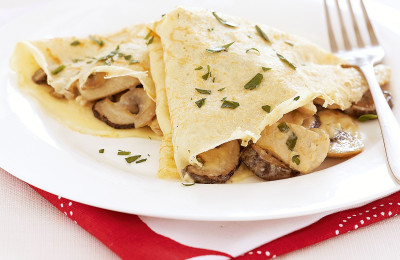 Chicken-Filled Street Crepes