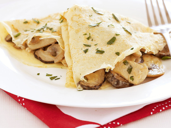 Chicken-Filled Street Crepes