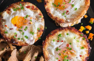 Light and Fluffy Souffle Egg Cups from the Air Fryer
