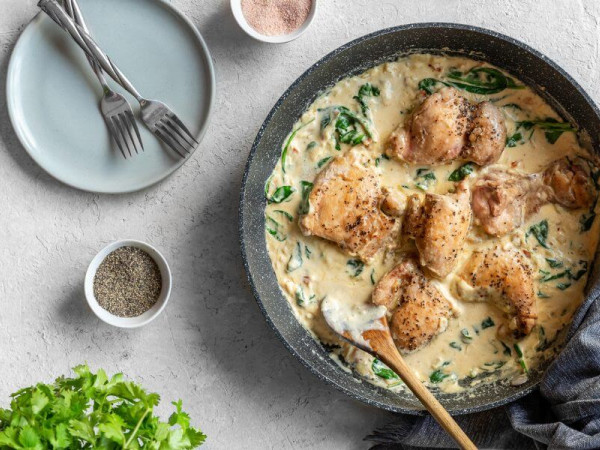 Keto-Friendly Chicken Dinner in One Pan