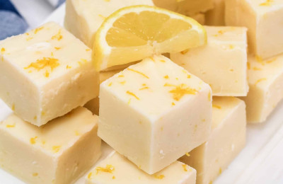 Lemon Fudge Recipe Featuring Sweetened Condensed Milk