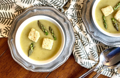 Tangy Potato and Asparagus Soup