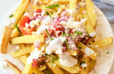 Greek-Inspired Loaded Fries