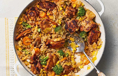 One-Pot Meal: Chicken and Brown Rice