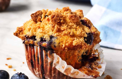 Delightfully Soft Blueberry Muffins