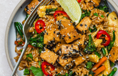 Flavorful Vegan Rice Stir-Fry