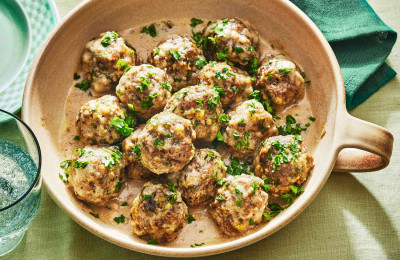 Luxurious Creamy Meatball Sub Dish