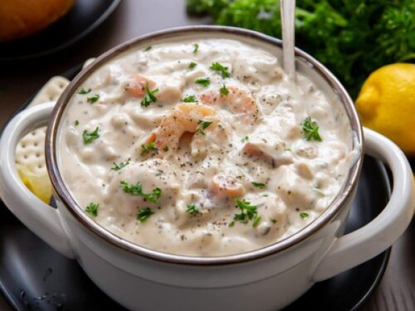 Danielle's Hearty Chowder with Seafood