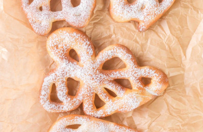 Air Fryer Funnel Cakes with Fewer Calories