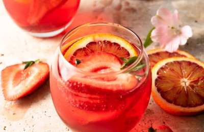 Zesty Blood Orange and Campari Spritz