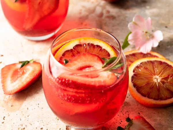 Zesty Blood Orange and Campari Spritz