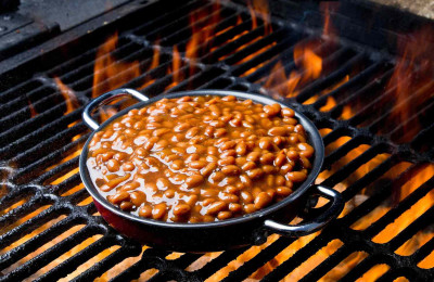 Texas-Style Beans Cooked Slowly