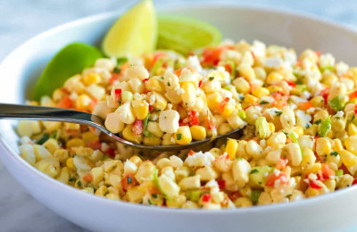 Corn and Green Onion Salad Made Easy